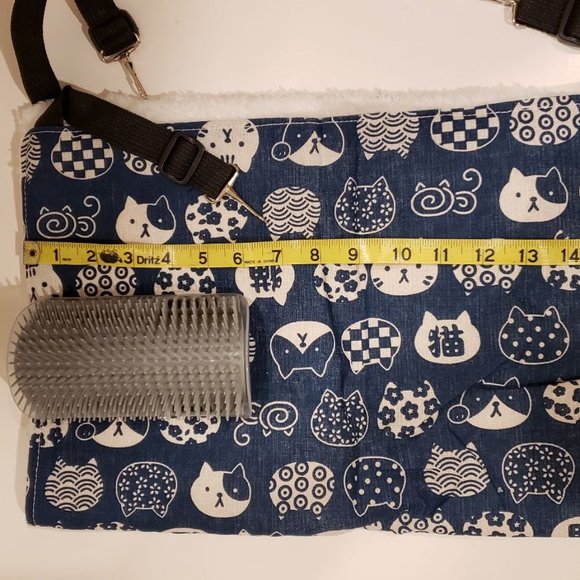 Cat Hammock Bed Lounger And Cat Corner Self Grooming Brush Comb Groomer - Picture 8 of 16